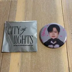 INI 缶バッジ 佐野雄大 CITY of LIGHTS