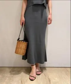 ✧新品✧ マイストラーダ マーメイドニットスカート グレー