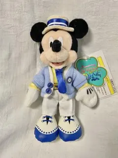 【未使用タグ付き】ディズニー イースター 2013 ミッキー ぬいぐるみバッジ