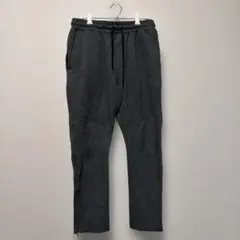 BEAUTY&YOUTH グレー ジョガーパンツ ドローストリング付き