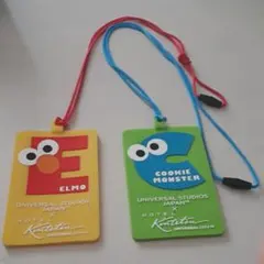 エルモ&クッキーモンスターチケットケース