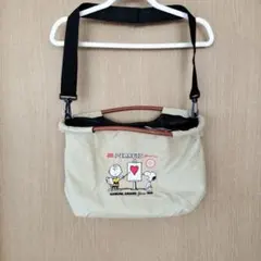 2/2スヌーピー ナイロン 2way トートバッグ ショルダーバッグ 軽量