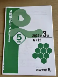 最新☆四谷大塚　小5組分けテスト 2026年最新】四谷大塚 5年 組み分けテストの人気アイテム - メルカリ