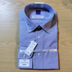 ◎JUNKO SHIMADA　M長袖ノンアイロン高級綿100%ワイシャツ