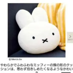ミッフィー 未開封 ふわふわクッション