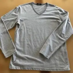 グレー 長袖カットソー