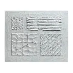 ホワイトテクスチャーアート　絵画原画インテリアパネルポスターアクリル画現代抽象画