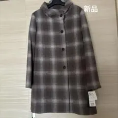 新品 グレー系チェックコート レラリック RES RALiQUE