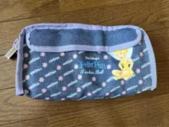 【新品タグ付】ディズニー ティンカーベル 筆箱 ペンケース ポーチ 大容量収納