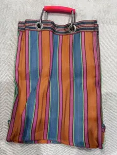 PUEBCO プエブコ ストライプトートバッグ