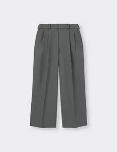 【GU】 スーパーバギースラックス グレー ユニセックス S