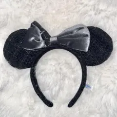 ミッキー耳カチューシャ 黒
