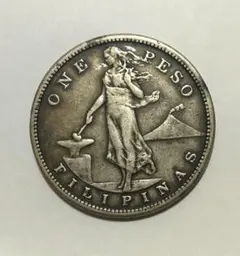 グアテマラ 1ペソ銀貨 女神坐像 1894年 - メルカリ