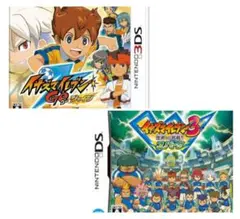 イナズマイレブンGOシャイン&3スパーク 2本セット 動作確認済 カセットのみ