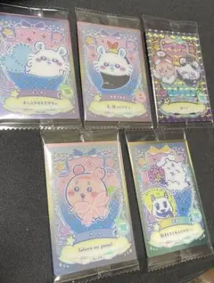 ちいかわ ウエハース ラッキーカードコレクション2 モモンガ・古本屋　5枚セット