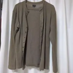 BEAMS カーディガン ブラウン Mサイズのサムネイル