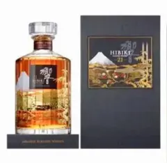 新品未開封　響 21年　ウイスキー 意匠　花鳥風月 SUNTORY サントリー 響21年 意匠ボトル 花鳥風月 700ml 43% – お
