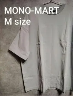MONO-MART　モノマート　トップス　Tシャツ　半袖　M　ブルーグレー