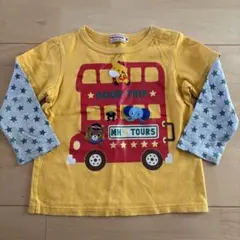 ミキハウス MIKIHOUSE 長袖Tシャツ ロンT バス 90