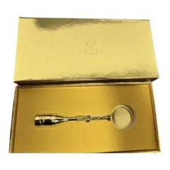 【特別値下】エンジェルシャンパン　ゴールド　ボトル型キーホルダー