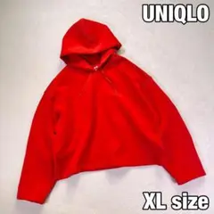【ユニクロ】美品　ドライソフトスウェットプルパーカ　軽量　速乾　抗菌　XL