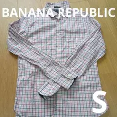 BANANA REPUBLIC　バナナリパブリック　シャツ　コットン　S　長袖