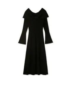 黒 ロングワンピース