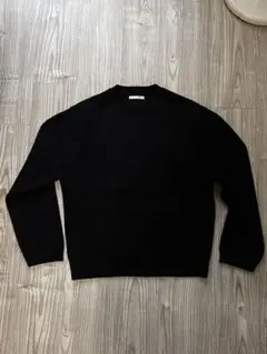 ZARA メンズ ブラック クルーネック ニット セーター Sのサムネイル