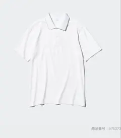 UNIQLO ドライEX ポロシャツエリライン ホワイト Lのサムネイル