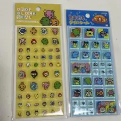 【即日発送】たまごっち　ドロップブロックシール　タイルみたいなシール　2種セット