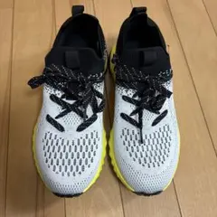 Find-Out スニーカー 23.5 EEE ホワイト/イエロー