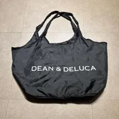 Dean&deluca エコバッグ　トートバッグ　黒　ブラック　S