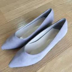 oriental traffic スエード ライトグレー パンプス 39