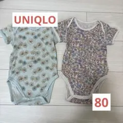 UNIQLO ポール&ジョー　肌着　80cm 2枚セット