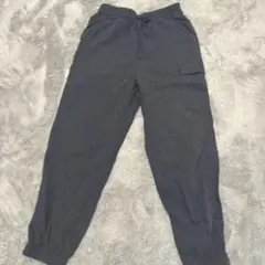 LOGOS DAYS ダークグレー カーゴパンツ　綿100%