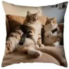 猫柄 クッションカバー インテリア雑貨