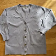 ★ライトブルー Vネックカーディガン★