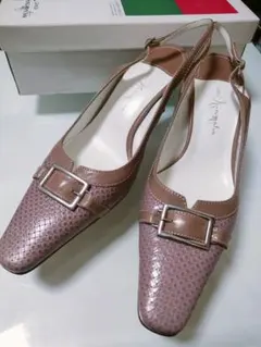 【新品未使用】銀座かねまつ　レディースパンプス　24.5cm