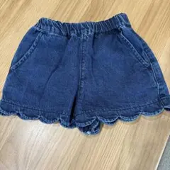 branshes デニムショートパンツ 90cm ハートポケットのサムネイル