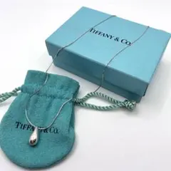 TIFFANY&Co ティファニー ティアドロップ ネックレス 袋＆箱付き