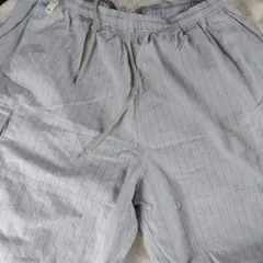 upper field one ハーフパンツ ライトブルー ベージュ XL - メルカリ