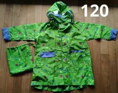 最終価格　ブランシェス　レインコート　星柄　男の子　120サイズのサムネイル