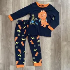 恐竜柄ネイビーパジャマ 100cm