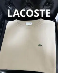 LACOSTE　デザインTシャツ　ニット　ワンポイント 日本製