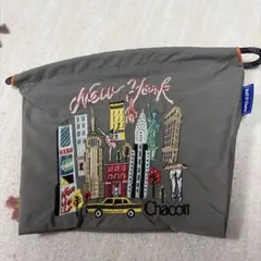 完売品　Ball＆ChainコラボChacott ポーチ ニューヨーク　グレー