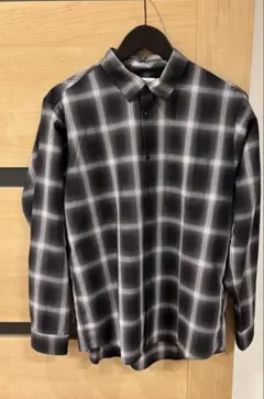 GLOBAL WORK サラサマレギュラーシャツ/長袖