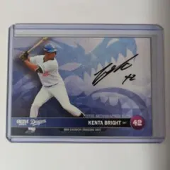 EPOCH2022ブライト健太選手 直筆サインカード EPOCH2022ブライト健太選手 直筆サインカード