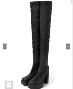 GRL レザー ロングブーツ