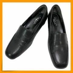 ⭐️【美品】　リーガルフォーヴ　(22) 　パンプス　スクエアトゥ　レザー　本革