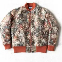 【美品】ゴブラン折り　ビッグシルエット　ボンバージャケット　L